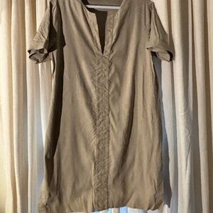 Theory Linen Blend Caliver Dress